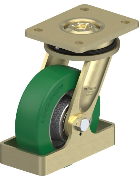 LS-GST 150K-FS poliuretano pasukamas ratukas 150 mm