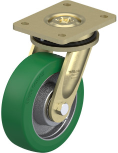 LS-GST 160K poliuretano pasukamas ratukas 160 mm