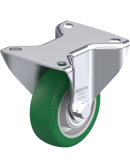 Poliuretano ratukas B-ALST 80K, fiksuotas, 80 mm