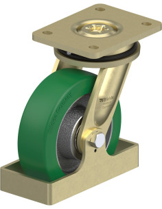 LS-GST 160K-FS poliuretano pasukamas ratukas