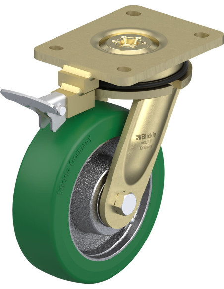 LS-GST 160K-RI4 - Poliuretano pasukamas ratukas su