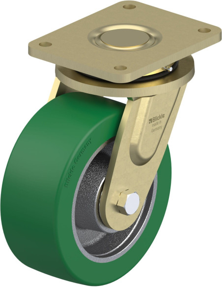 LS-GST 202K poliuretano pasukamas ratukas 200 mm