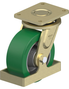 LS-GST 202K-FS poliuretano pasukamas ratukas 200 mm