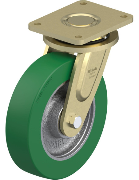 LS-GST 250K poliuretano pasukamas ratukas 250 mm