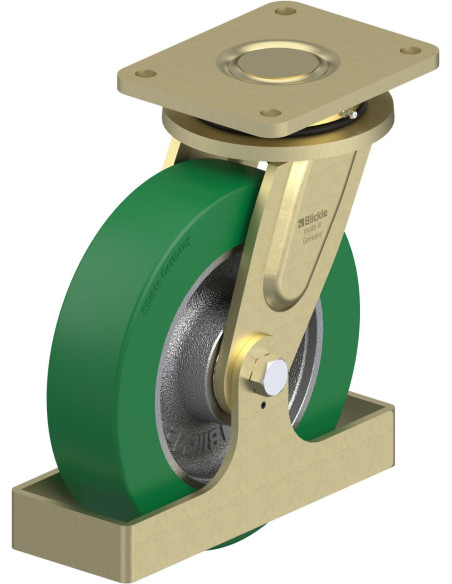 LS-GST 250K-FS poliuretano pasukamas ratukas 250 mm