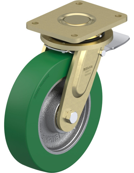 LS-GST 250K-ST Poliuretano ratukas su stabdžiais