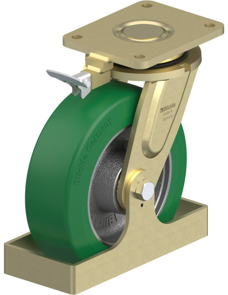 LS-GST 252K-RI4-FS poliuretano pasukamas ratukas su