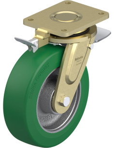 LS-GST 252K-ST-RI4 poliuretano pasukamas ratukas su