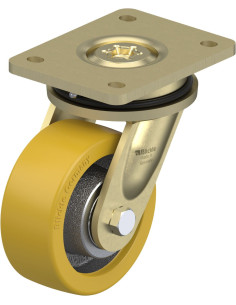 LS-GTH 127K poliuretano pasukamas ratukas 125 mm