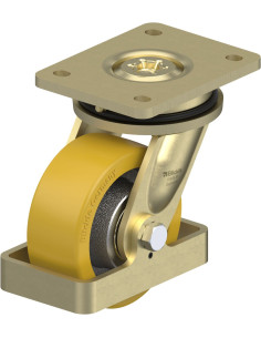 LS-GTH 127K-FS poliuretano pasukamas ratukas 125 mm