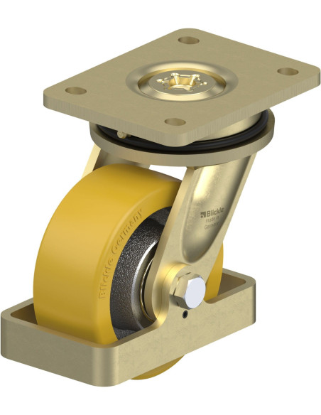 LS-GTH 127K-FS poliuretano pasukamas ratukas 125 mm