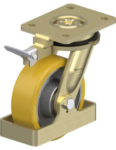 LS-GTH 150K-RI4-FS poliuretano pasukamas ratukas su