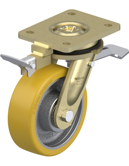 LS-GTH 150K-ST-RI4 poliuretano pasukamas ratukas su