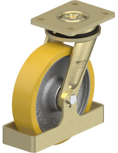 LS-GTH 200K-FS pasukamas poliuretano ratukas 200 mm