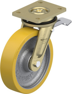 LS-GTH 200K-ST poliuretano ratukas su stabdžiais