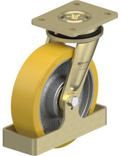 LS-GTH 201K-FS poliuretano pasukamas ratukas 200 mm