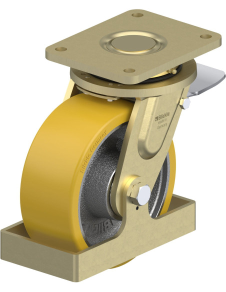 LS-GTH 202K-ST-FS poliuretano ratukas su stabdžiais