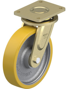 LS-GTH 250K poliuretano pasukamas ratukas 250 mm