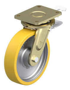 LS-GTH 250K-ST-RI4 poliuretano pasukamas ratukas su