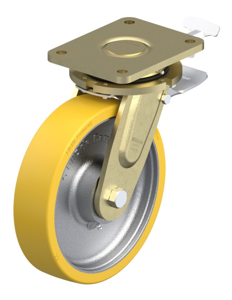 LS-GTH 250K-ST-RI4 poliuretano pasukamas ratukas su