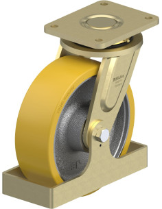 LS-GTH 252K-FS poliuretano pasukamas ratukas 250 mm