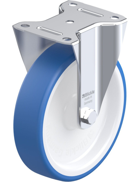 B-POTHS 200G - 200 mm poliuretano fiksuotas ratukas