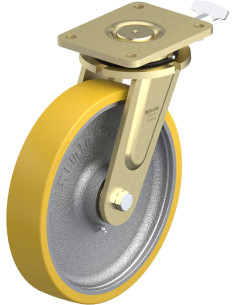 LS-GTH 300K-RI4 poliuretano ratukas su stabdžiais