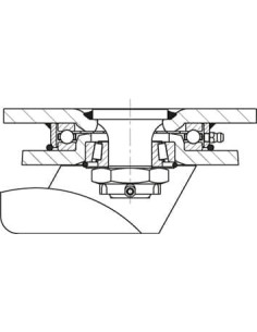 LS-GTH 302K poliuretano pasukamas ratukas 300 mm 2