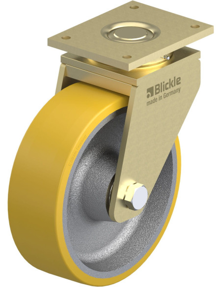 LS-GTH 304K poliuretano pasukamas ratukas 300 mm