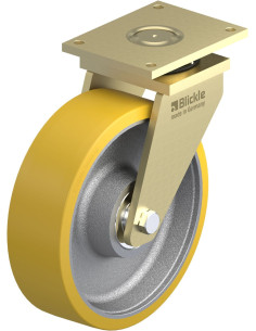 LS-GTH 406K poliuretano pasukamas ratukas 400 mm