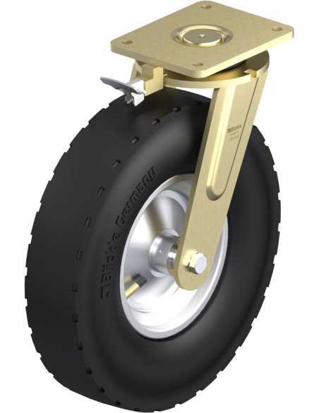 LS-P 420K-RI4 pneumatinis ratukas su stabdžiais