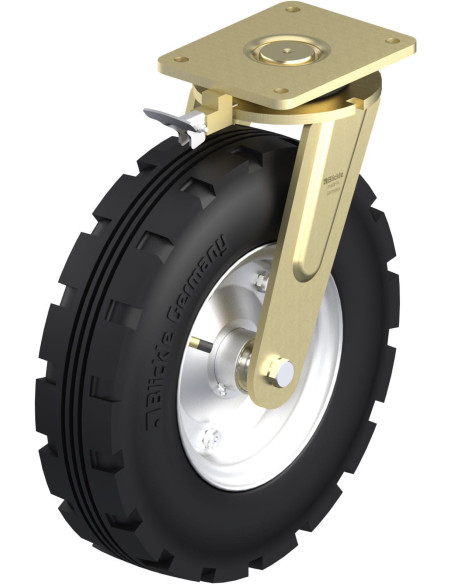 LS-PS 430K-RI4 - pasukamas pneumatinis ratukas su stabdžiais