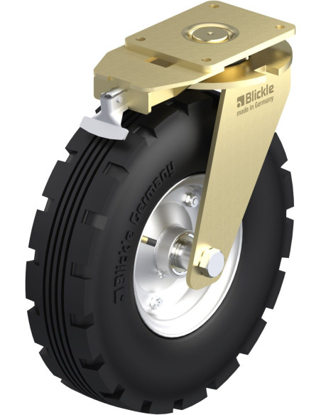 LS-PS 464K-RI4 pasukamas pneumatinis ratukas su stabdžiais