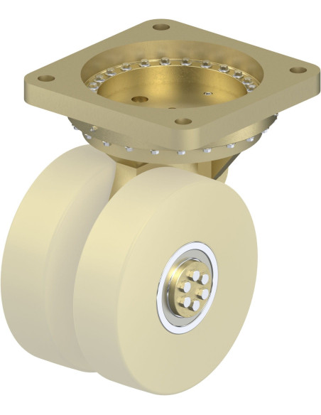 LSSD-GSPO 500K - Dvigubas pasukamas ratukas 500 mm