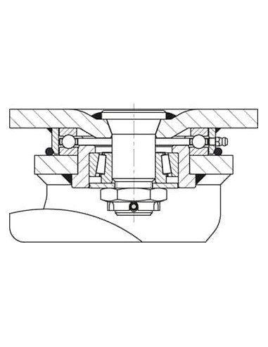 LSSD-GSPO 500K - Dvigubas pasukamas ratukas 500 mm