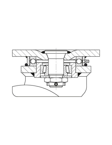LSSD-GSPO 500K - Dvigubas pasukamas ratukas 500 mm