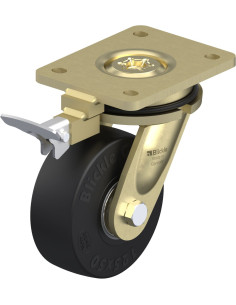 LS-SE 125K-RI4 pasukamas ratukas su stabdžiais, 125 mm