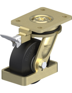 LS-SE 125K-RI4-FS pasukamas ratukas su stabdžiais