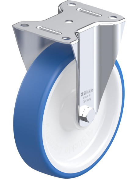 B-POTHS 200R - 200 mm poliuretano fiksuotas ratukas