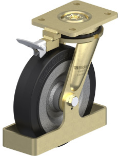 LS-SE 200K-RI4-FS pasukamas ratukas su stabdžiais, 200 mm