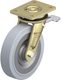 LS-SE 200K-ST-SG pasukamas ratukas su stabdžiais, 200 mm