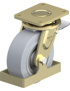 LS-SE 202K-ST-SG-FS pasukamas ratukas su stabdžiais, 200 mm