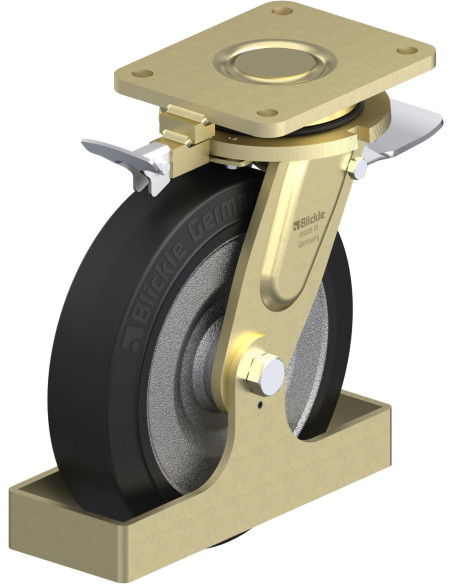 LS-SE 250K-ST-RI4-FS pasukamas ratukas su stabdžiais