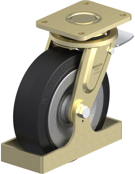 LS-SE 252K-ST-FS pasukamas ratukas su stabdžiais