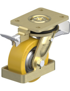 LS-SETH 125K-ST-RI4-FS - 125 mm poliuretano pasukamas