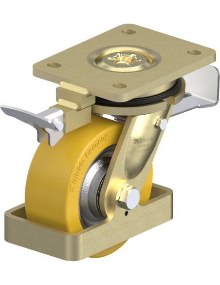 LS-SETH 125K-ST-RI4-FS - 125 mm poliuretano pasukamas