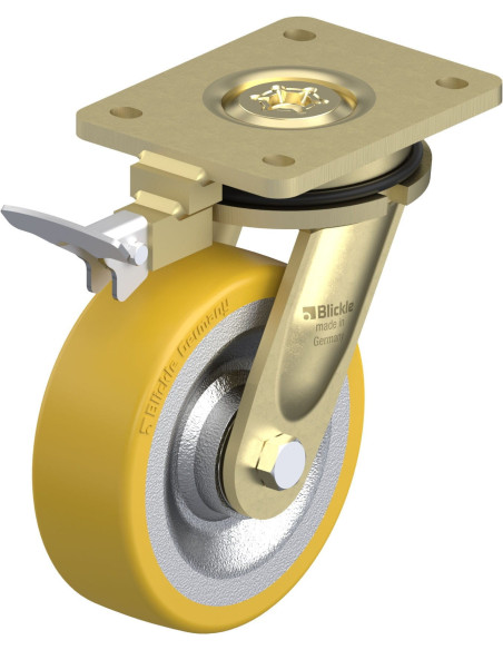 LS-SETH 150K-RI4 - Poliuretano pasukamas ratukas su