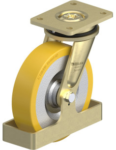 LS-SETH 200K-FS poliuretano pasukamas ratukas 200 mm