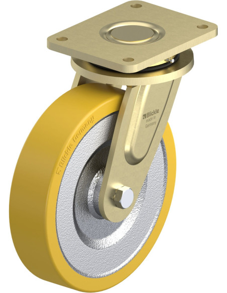 LS-SETH 250K poliuretano pasukamas ratukas 250 mm