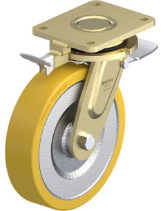 LS-SETH 250K-ST-RI4 - Poliuretano pasukamas ratukas su